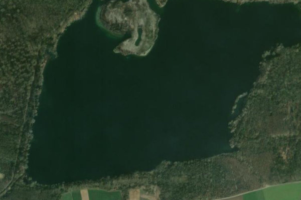 Imagem de satélite da zona de Pferdsbruchsee