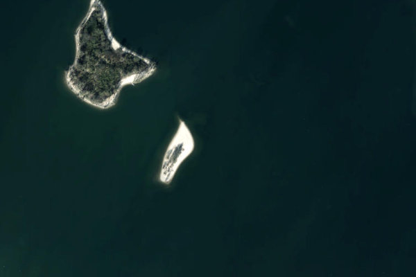 Imagem de satélite da zona de De Bijland