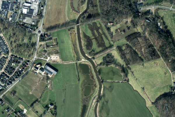 Imagem de satélite da zona de Issel (Gendringen)