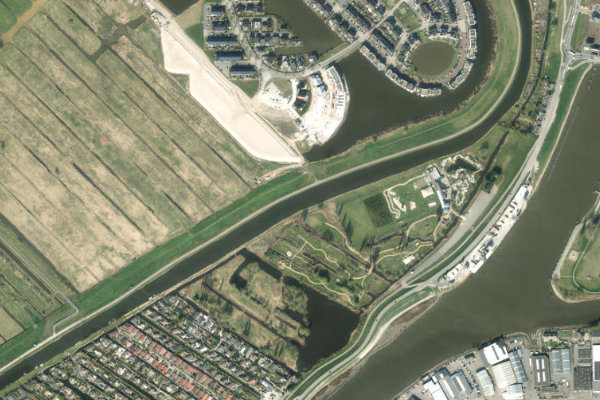 Imagem de satélite da zona de Ringvaart (Gouderak)