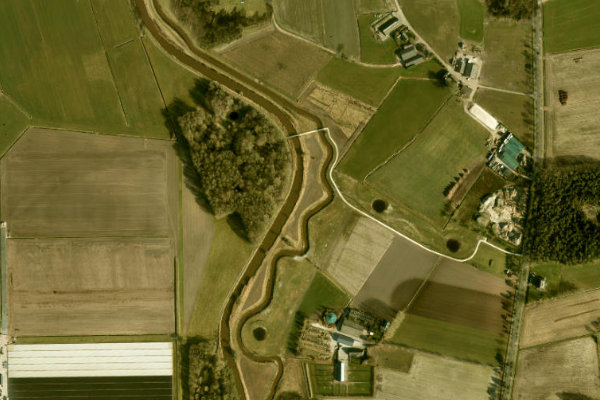 Imagem de satélite da zona de Boven Mark (Galder)