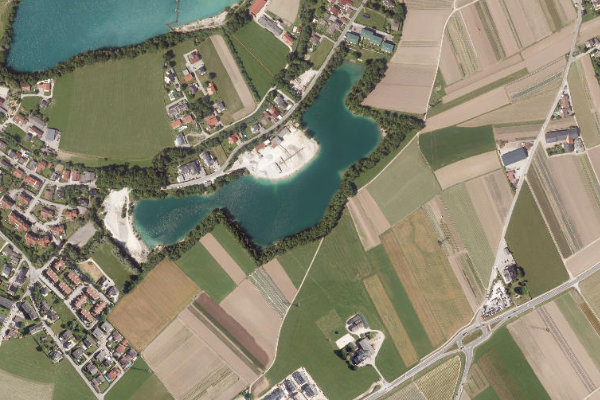 Imagem de satélite da zona de Auschneidersee