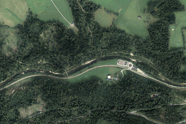 Imagem de satélite da zona de Koppentraun