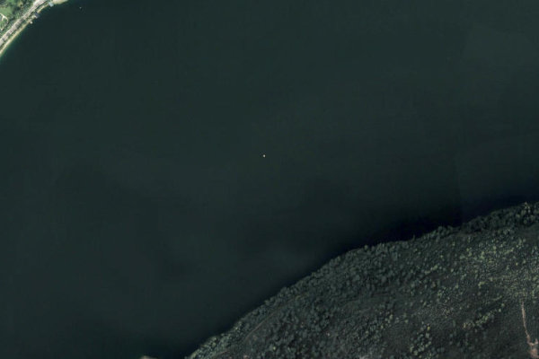 Imagem de satélite da zona de Grundlsee