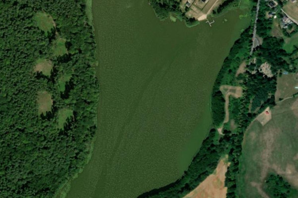 Imagem de satélite da zona de Kołczewo