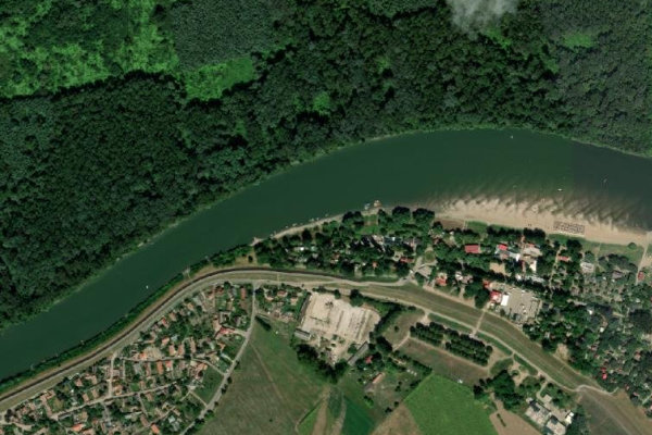 Imagem de satélite da zona de Körös (Csongrád)