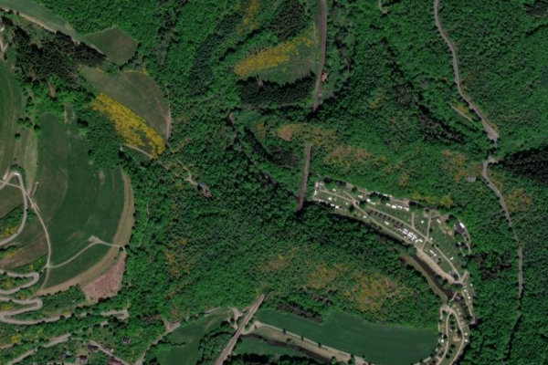 Imagem de satélite da zona de Clerve (Nocher)