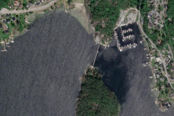 Imagem de satélite da zona de Nystrand