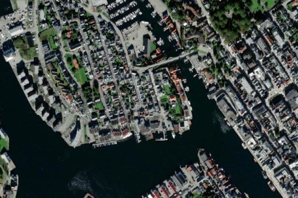 Imagem de satélite da zona de Apollo marina