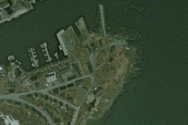 Imagem de satélite da zona de Revnesmoloen