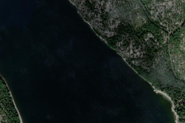 Imagem de satélite da zona de Byviken