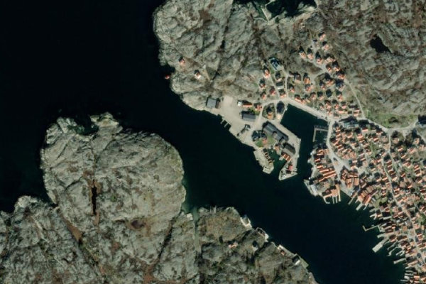 Imagem de satélite da zona de Mollösundstappen