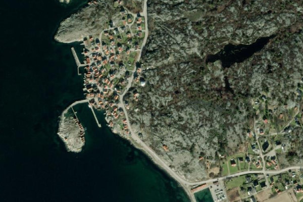Imagem de satélite da zona de Edshultshalls gästhamn