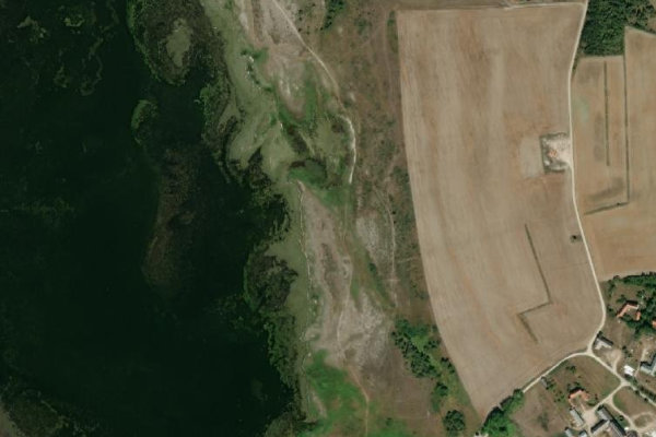 Imagem de satélite da zona de Petesvik