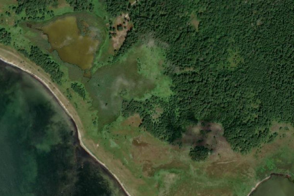 Imagem de satélite da zona de Fuldye