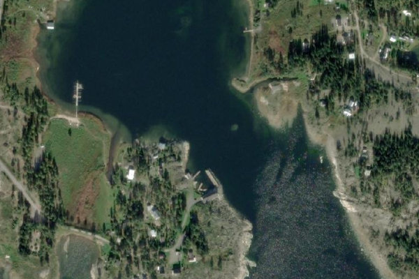 Imagem de satélite da zona de Järnäshamn