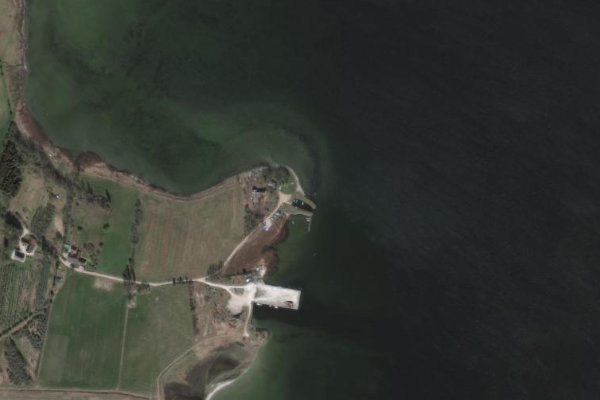 Imagem de satélite da zona de Østby Havn