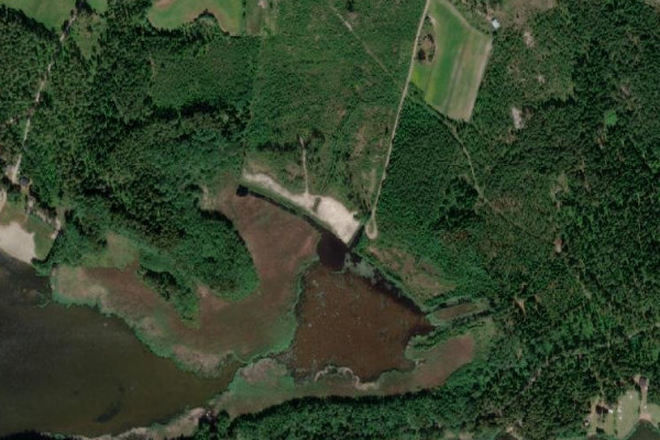 Imagem de satélite da zona de Knuutinkarinlahti
