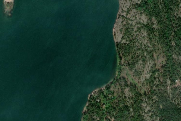 Imagem de satélite da zona de Böle · costa 2