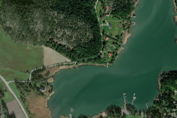 Imagem de satélite da zona de Kirkkolahti