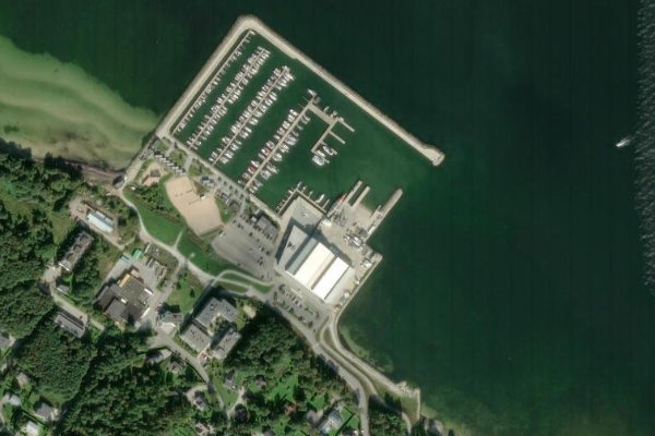Imagem de satélite da zona de Kai G