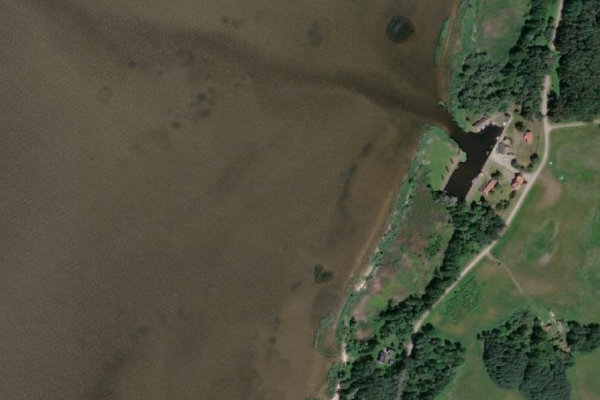 Imagem de satélite da zona de Šturmai