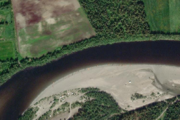 Imagem de satélite da zona de Altaelva – Halselva