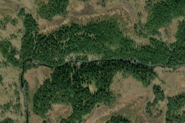 Imagem de satélite da zona de Vatnelva