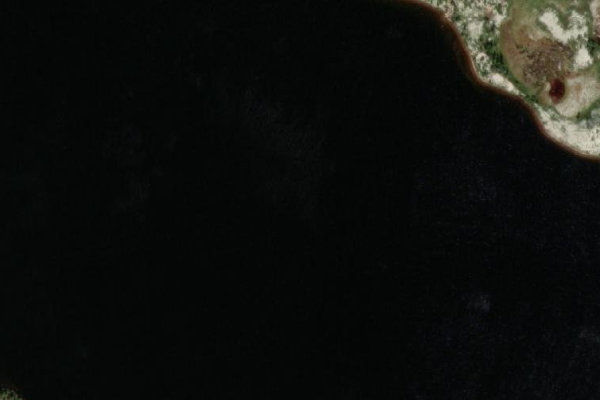 Imagem de satélite da zona de Storsjøen