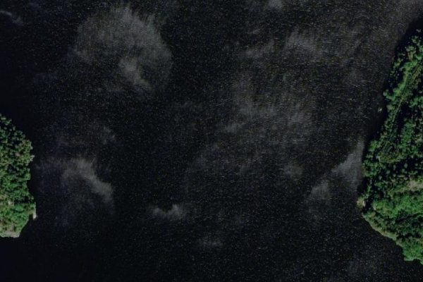Imagem de satélite da zona de Hallevannet
