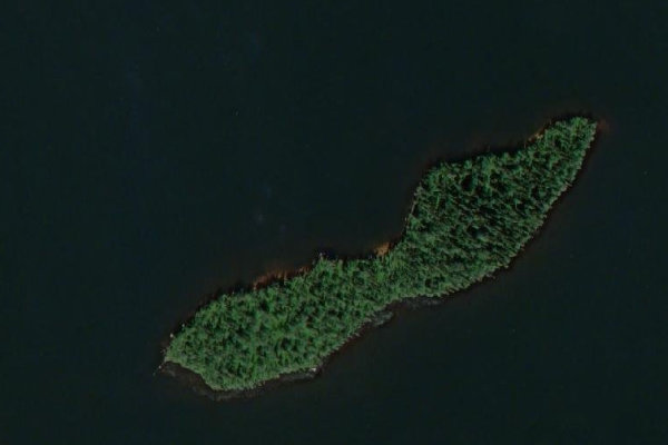Imagem de satélite da zona de Storsaivis