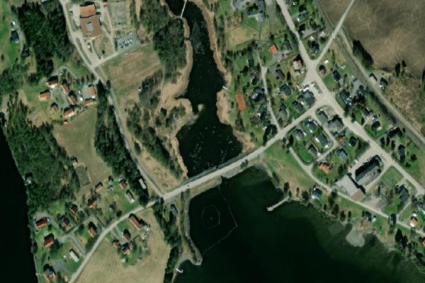 Imagem de satélite da zona de Storsjön – Åssjön