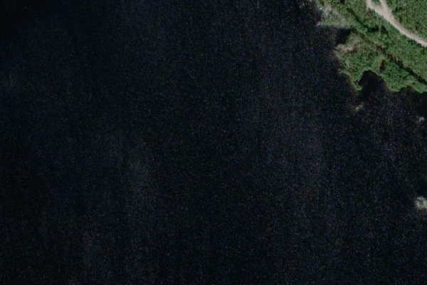 Imagem de satélite da zona de Ismunden