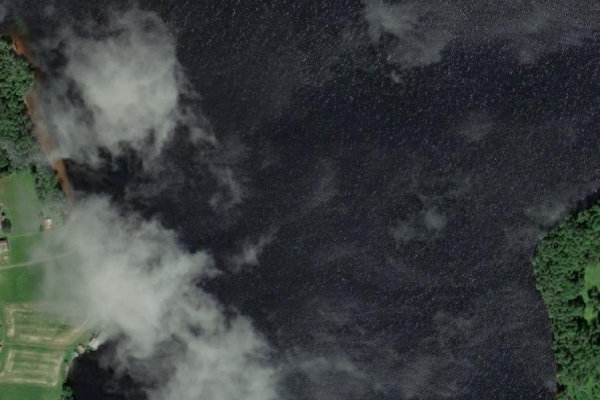 Imagem de satélite da zona de Liljan