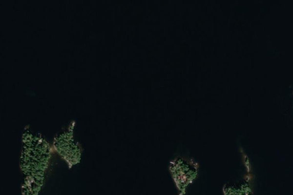 Imagem de satélite da zona de Gimmen