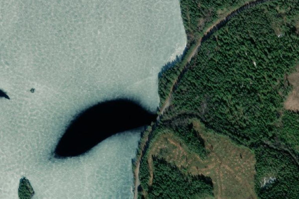 Imagem de satélite da zona de Stor-Treen