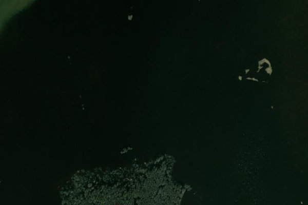 Imagem de satélite da zona de Gnien