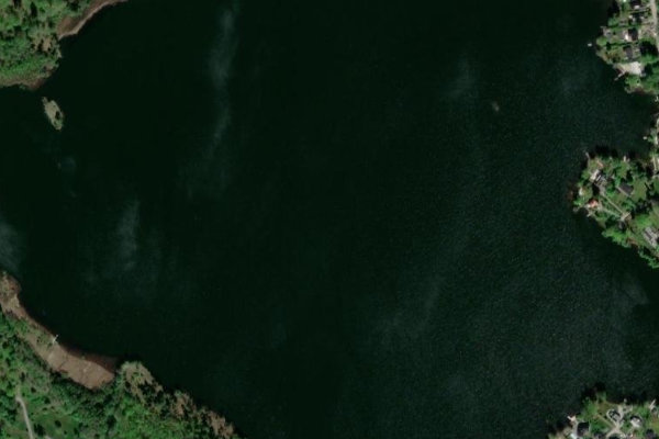Imagem de satélite da zona de Ältasjön