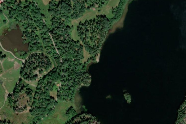 Imagem de satélite da zona de Likstammen