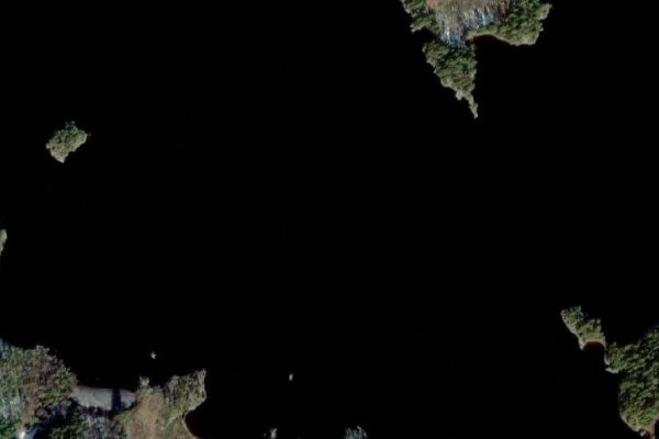 Imagem de satélite da zona de Södra Kornsjön