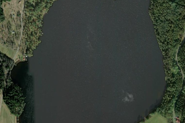 Imagem de satélite da zona de Ramsjön