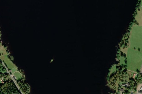 Imagem de satélite da zona de Skärvsjö
