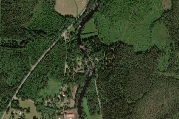 Imagem de satélite da zona de Osån
