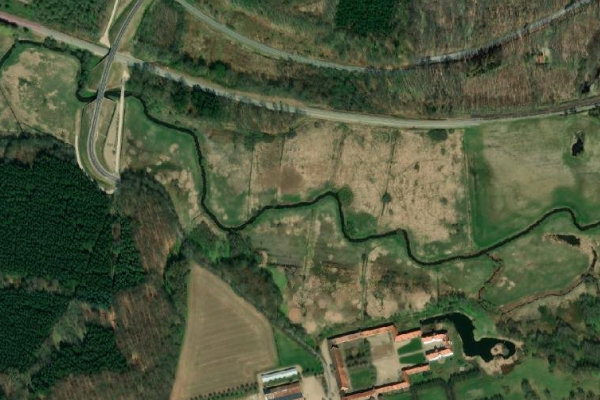 Imagem de satélite da zona de Lilleå