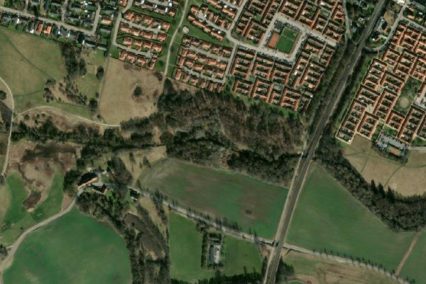 Imagem de satélite da zona de Nivå