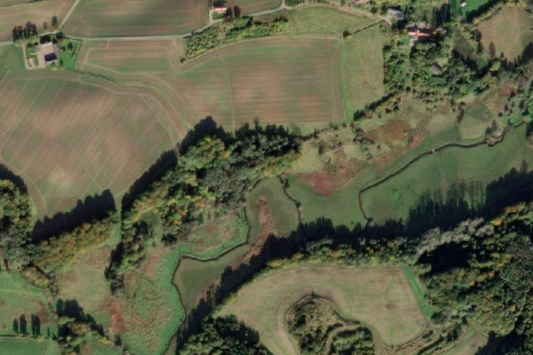 Imagem de satélite da zona de Rohden Å