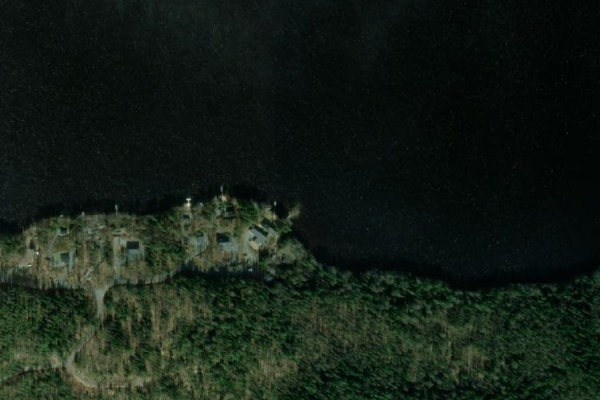 Imagem de satélite da zona de Kulovesi