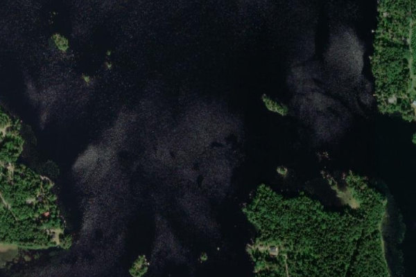 Imagem de satélite da zona de Heinijärvi