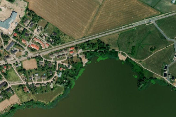 Imagem de satélite da zona de Kirkkojärvi