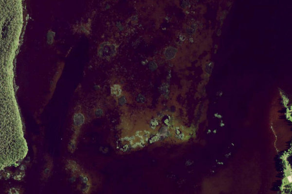 Imagem de satélite da zona de Kaisma järv